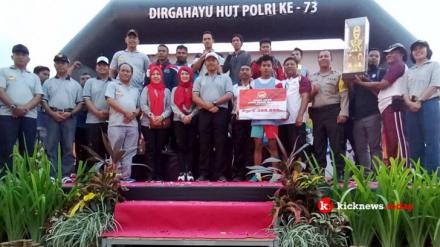 Lombok Utara Sabet Juara Umum Kejuaraan Atletik Kapolda NTB Cup 2019
